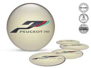 Peugeot Adesivi Silicone Edizione Etichette Ruota Custom